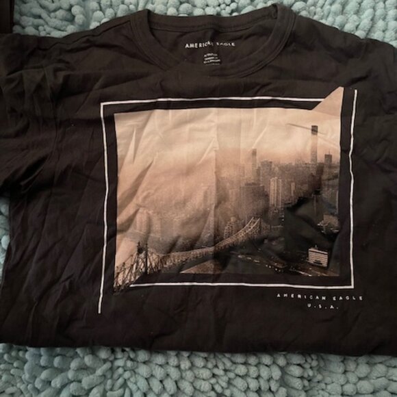 American Eagle Black Xs Tshirt - Picture 1 of 1